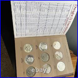 Complete Unique BU Eisenhower Set 32+1 Coins New Dansco Album