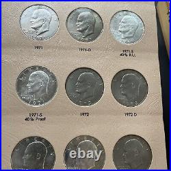 Complete Unique BU Eisenhower Set 32+1 Coins New Dansco Album