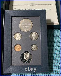 Complete run of FOURTEEN (14) U. S. Mint PRESTIGE Sets (1983, 1984, 1986-1997)