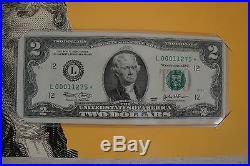 Complete set 12 Reserve Banks 2003 $2 Single Star Notes Low Serial numbers
