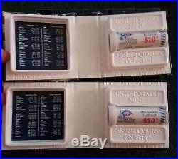Complete set U. S. Mint state quarter rolls in special mint packaging VERY RARE