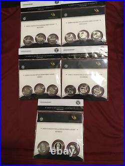 Complete set of 56 2010-2021 3 Three Coin P, D, S ATB Quarter Sets With Tuskegee