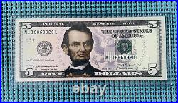 Complete set of 7 Genuine Legal Tender 2-sided colorized bills $1-$100