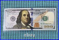 Complete set of 7 Genuine Legal Tender 2-sided colorized bills $1-$100