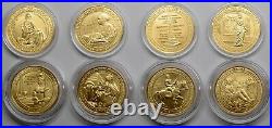 Complete set of First Spouse uncirculated gold coins