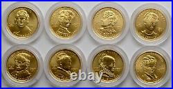 Complete set of First Spouse uncirculated gold coins