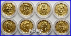 Complete set of First Spouse uncirculated gold coins