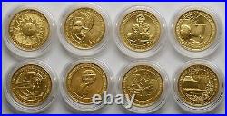 Complete set of First Spouse uncirculated gold coins