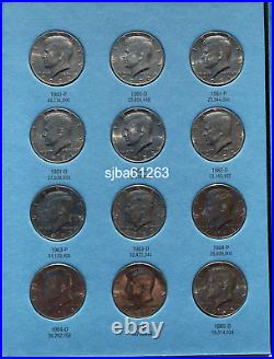 Completed Kennedy Half Dollar Set P&D 1964-2003 71 Old US Coins 7 SILVER coins