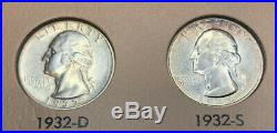 DANSCO 1932-1998 Complete Washington Quarter Set Gem BU/Proof Coins RARE ERRORS