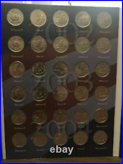 DELUXE COMPLETE 50 STATE QUARTER COLLECTION with DC & US TERRITORIES 112 Coins