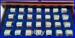 Danbury Mint Complete State Quarters Treasure Chest Collection Set Uncirculated