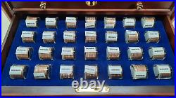 Danbury Mint Complete State Quarters Treasure Chest Collection Set Uncirculated