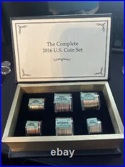 Danbury Mint The Complete 2016 U. S. Coin Set 72 Coins Uncirculated