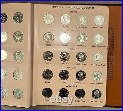 Dansco 1999-2008 state quarter complete set P D S and Silver S-ALL From US Mint