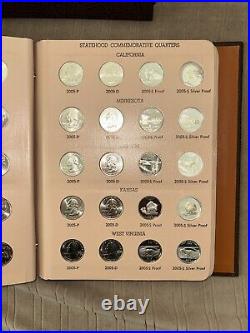 Dansco 1999-2008 state quarter complete set P D S and Silver S-ALL From US Mint