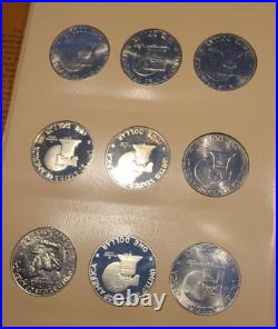 Dansco 8176 Eisenhower Ike Dollar Complete Set 1971-1978 With Proofs 32 Coins
