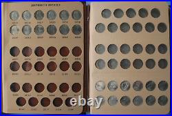 Dansco Album 7113 Jefferson Nickels 1938-2006 Complete Set 152 coins mostly circ