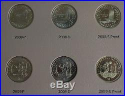 Dansco Album Sacagawea SAC 60 coin set $1 Complete PD & Proof Collection 2000-19