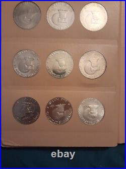 Dansco Eisenhower Dollar complete Set inc. Proofs W 36 coins
