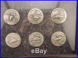 Ducks Unlimited Silver Medal Complete Set of 20 by Larry Toschik