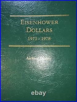 EISENHOWER DOLLARS Complete Set+ 1971-1978 in Littleton Proof & Business Strikes