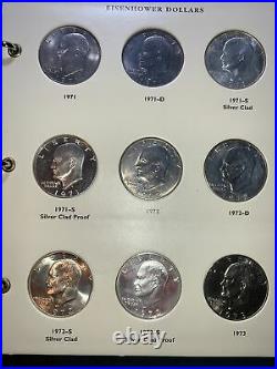 EISENHOWER DOLLARS Complete Set+ 1971-1978 in Littleton Proof & Business Strikes