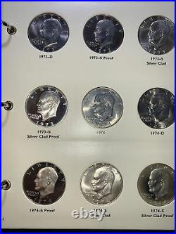 EISENHOWER DOLLARS Complete Set+ 1971-1978 in Littleton Proof & Business Strikes