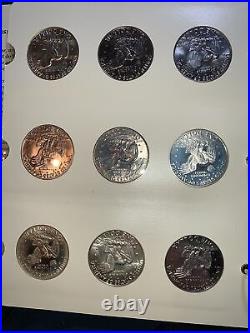 EISENHOWER DOLLARS Complete Set+ 1971-1978 in Littleton Proof & Business Strikes