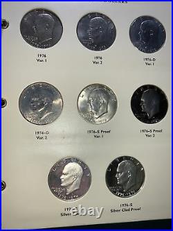 EISENHOWER DOLLARS Complete Set+ 1971-1978 in Littleton Proof & Business Strikes