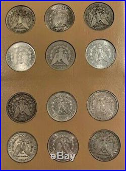 EXCEPTIONAL Nearly Complete Morgan Silver Dollar Set, 91 of 95, Over Half BU