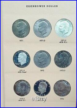 Eisenhower Dollar Complete Set GEM BU & PROOF 32 Coins + 4 EXTRA