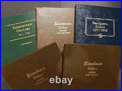 Eisenhower Dollar Complete Unc Set with Proofs P D S Album 32 coins 1971-1978