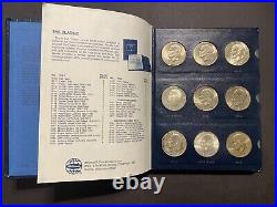 Eisenhower Dollar Complete Unc Set with Proofs P D S Album 32 coins 1971-1978