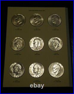 Eisenhower Dollars 1971-1978 Susan B. Anthony Dollars 1979-1999 Complete BU Set