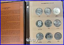 Eisenhower dollar Complete Set of 32 BU, PDS Proofs & Silver 1971-1978 DANSCO