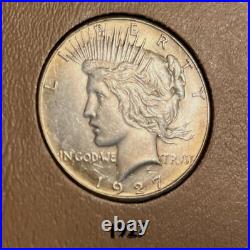 Exceptional Peace Dollar Complete Set, 1921-1935, Some Toned, Very High Grade