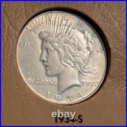 Exceptional Peace Dollar Complete Set, 1921-1935, Some Toned, Very High Grade