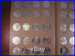 FRANKLIN HALF DOLLAR SET 1948 1963 Complete Set 35 GEM Coins in Dansco ALBUM