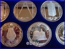 Fine Silver Complete Set of The Treasure Coins of the Caribbean