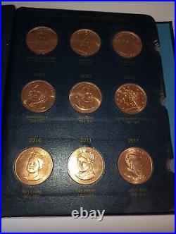 First Spouse Medal Set (Almost Complete) With 2013 / In Whitman Folder