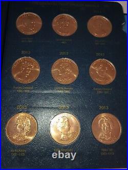 First Spouse Medal Set (Almost Complete) With 2013 / In Whitman Folder