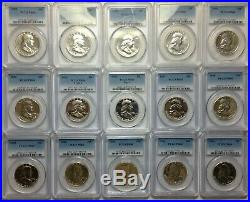 Franklin Complete Proof Set Pcgs Pr66 All Blazers Mirror Finish Free Shipping