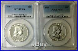 Franklin Complete Proof Set Pcgs Pr66 All Blazers Mirror Finish Free Shipping