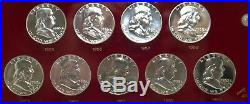 Franklin Half Dollar Proof Complete Set 1950-1963 14 Coins #100419-15d