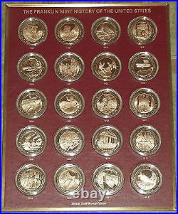 Franklin Mint History Of The United States-200 Bronze Coins Complete Set-1776