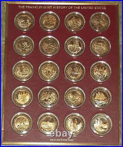 Franklin Mint History Of The United States-200 Bronze Coins Complete Set-1776