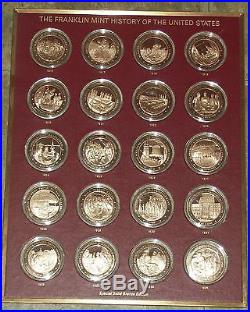 Franklin Mint History Of The United States-200 Bronze Coins Complete Set-1776