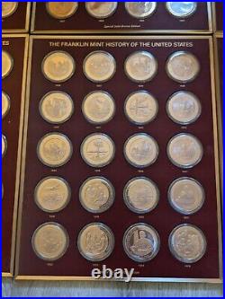 Franklin Mint History Of The United States-200 Bronze Coins Complete Set-1776