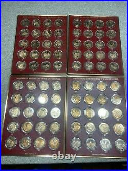 Franklin Mint History of The United States 200 Bronze Coin Complete Set 1776